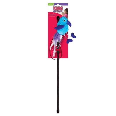 Kong cat teaser feather assorti - 47x5x4 cm - Afbeelding 2