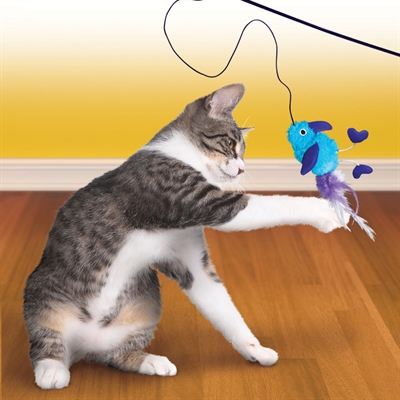 Kong cat teaser feather assorti - 47x5x4 cm - Afbeelding 6