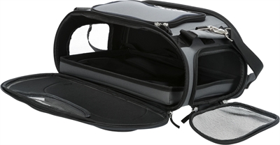 Trixie hondentas vliegtuigtas wings grijs / zwart - 46x28x23 cm - Afbeelding 4