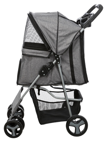 Trixie hondenbuggy grijs - 47x80x100 cm tot 15 kg - Afbeelding 4