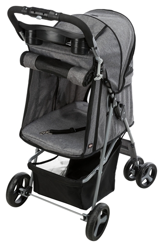 Trixie hondenbuggy grijs - 47x80x100 cm tot 15 kg - Afbeelding 8