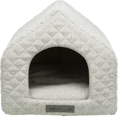 Trixie hondenmand huis noah vitaal schuimrubber lichtgrijs - 43x40x45 cm - Afbeelding 2