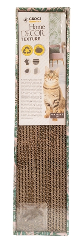 Croci krabplank homedecor textuur bladeren groen - 48x12,5x5 cm - Afbeelding 3