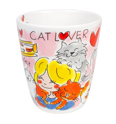 Blond amsterdam mok cat lover - 350 ml 9x9x11cm - Afbeelding 2