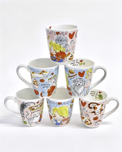 Blond amsterdam mok cat lover - 350 ml 9x9x11cm - Afbeelding 5