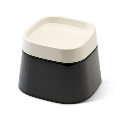 Savic ergo cube drinkbak creme / zwart - 22x22x16 cm - Afbeelding 2