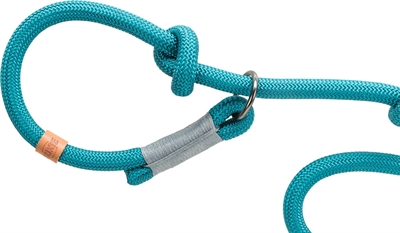 Trixie hondenriem be nordic retriever petrol / lichtgrijs - 170x1,3 cm - Afbeelding 2