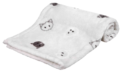 Trixie deken mimi softpluche lichtgrijs - 70x50x3 cm - Afbeelding 2
