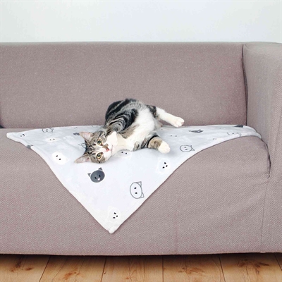 Trixie deken mimi softpluche lichtgrijs - 70x50x3 cm - Afbeelding 3