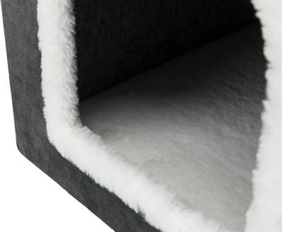 Trixie hondenmand / kattenmand huis livia grijs / wit - 50x50x54 cm - Afbeelding 9