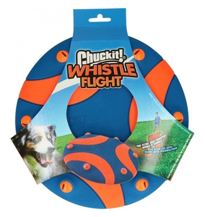Chuckit whistle flight frisbee - 23,5x23,5x2 cm - Afbeelding 3