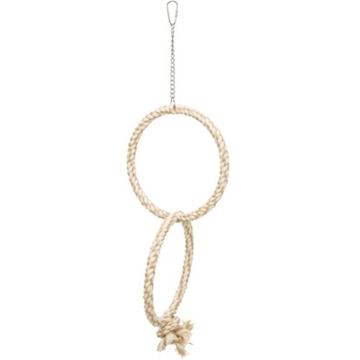 Trixie dubbeletouwring naturel - 16x16 cm - Afbeelding 2
