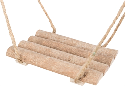 Trixie schommel grenenhout naturel - 19,5x19,5x27 cm - Afbeelding 4