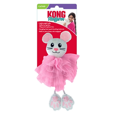 Kong flingaroo tutu kattenspeelgoed assorti - 18x9,5x4 cm - Afbeelding 2
