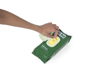 Earth rated dog wipes lavendel composteerbaar - 20,5x20,5 cm 100 st - Afbeelding 4