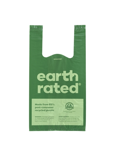 Earth rated poepzakjes met handvaten geurloos gerecycled - 120 st - Afbeelding 5