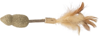 Trixie matatabi lolly muis catnip kattenspeelgoed met veren - 20 cm - Afbeelding 2