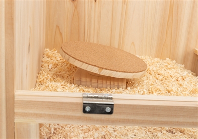 Trixie loopschijf hamsters hout kurk - 22 cm - Afbeelding 4