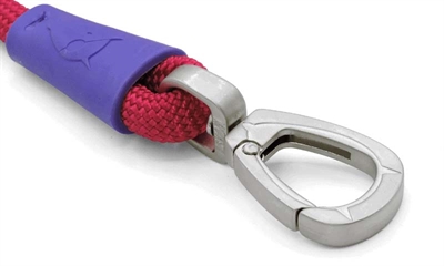 Morso hondenriem regular rope gerecycled red velvet rood - 120x1 cm - Afbeelding 2
