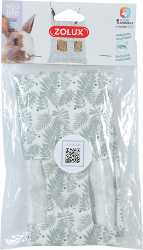 Zolux neolife hooizak konijn groen - 30x35 cm - Afbeelding 2