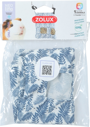 Zolux neolife hooizak cavia blauw - 20x25 cm - Afbeelding 2