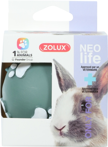 Zolux neolife snackbal konijn groen - 7x7x7 cm - Afbeelding 3