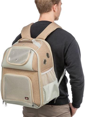 Trixie hondentas rugtas willow beige / bruin - 38x25x45 cm - Afbeelding 14