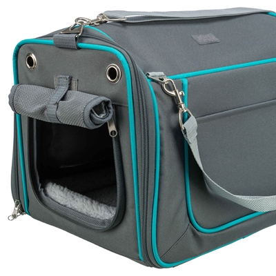 Trixie reistas vicky knaagdier met uitneembaar binnenkussen grijs - 40x27x28 cm - Afbeelding 6