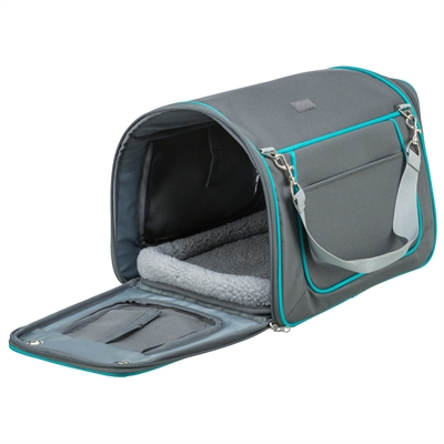 Trixie reistas vicky knaagdier met uitneembaar binnenkussen grijs - 40x27x28 cm - Afbeelding 7