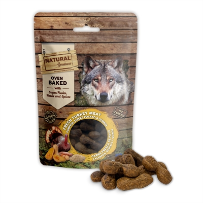 Natural greatness digestive support oven baked biscuits mini - 75 gr