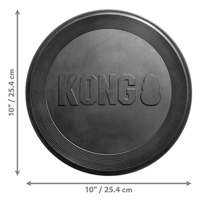 Kong extreme flyer frisbee zwart - 25,5x2 cm - Afbeelding 2