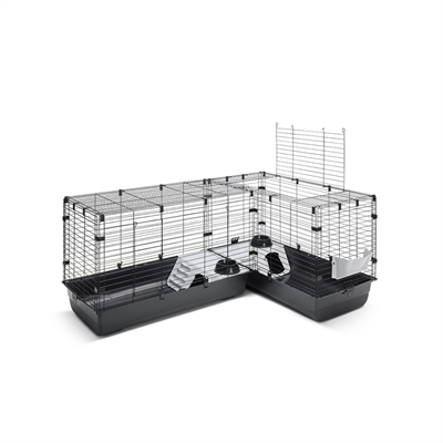 Savic clubix corner knaagdierkooi zwart - 146,5/100x50x63,5 cm - Afbeelding 3