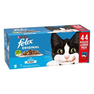 Felix original vis selectie in gelei - 44x85 gr - Afbeelding 2
