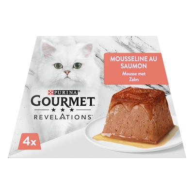 Gourmet revelations mousse met zalm - 4x57 gr - Afbeelding 2