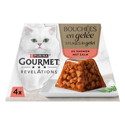 Gourmet revelations zalm in gelei - 4x57 gr - Afbeelding 3