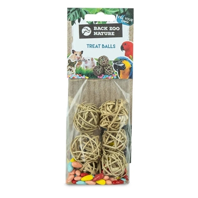 Back zoo nature treat balls - 4 cm 6 st - Afbeelding 2