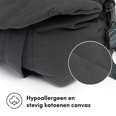 Obi & jack luxe multifunctionele reistas en car seat slate grey - 50x39x30 cm - Afbeelding 3