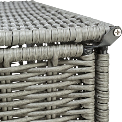 Trixie kattenmand amalia hoekig polyrattan grijs - 37x35x57 cm - Afbeelding 5