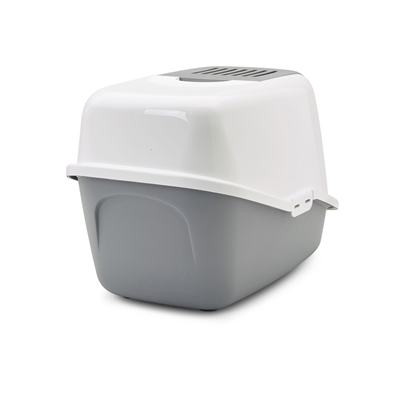Savic kattenbak nestor grijs / wit - 56x39x38,5 cm - Afbeelding 3